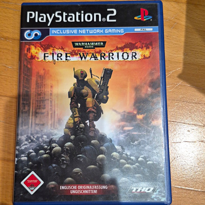 THQ Warhammer 40,000: Fire Warrior Sony PlayStation 2 PAL USK 16 Online