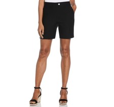 Rafaella Women's Black Stretch Pull-On Shorts - 7" Inseam - Size: 6 - NWT