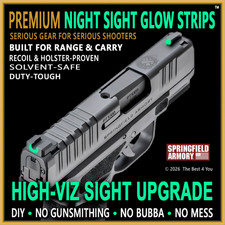 Springfield Glw In Dark Night Sights Diy Upgrade Hellcat Echelon Xdm Xd