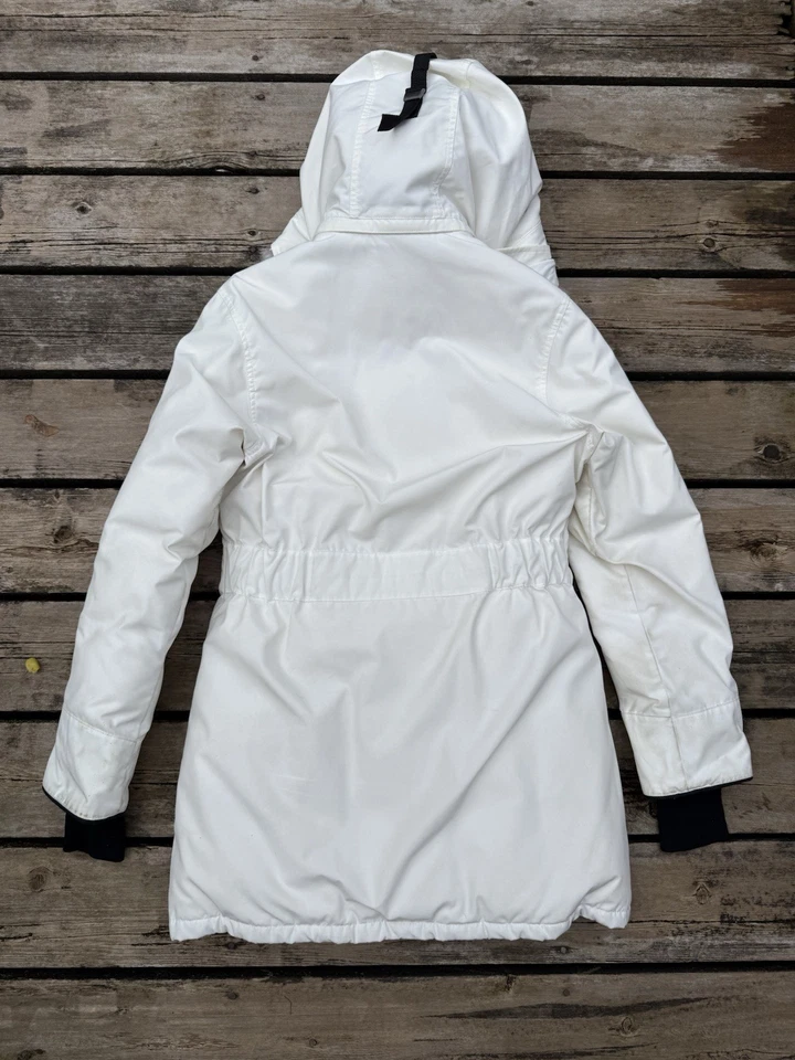 Canada Goose Trillium Parka Heritage 6660L North Star Women’s White Size Medium Foto 3 de 4