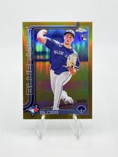 2025 Topps Chrome Jake Bloss Rookie #188 Gold Refractors Blue Jays #/50 SSP