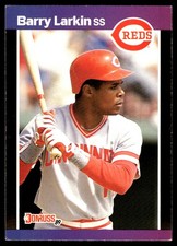 Barry Larkin 1989 Donruss #257 Reds MLB READ FREE SHIPPING AutographDen