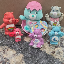 Vintage 1980s Care Bears PVC Figure Lot TCFC AGC Mini Figures Plush Bear