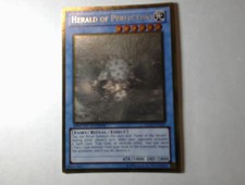 Yugioh HEROLD DER VOLLKOMMENHEIT , gld5-en030 Ghost/Gold Rare englisch Excellent