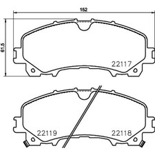 Plaquette de frein Infiniti Q60