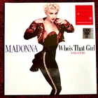 MADONNA WHO'S THAT GIRL RECORD RSD RED WAX PROMO HYPE STICKER MOVIE REMIX ALBUM