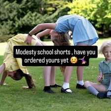 gingham Shorts, modesty boxer shorts for Girls  school summer dress