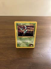 Pokémon TCG Brock's Zubat Gym Heroes Unlimited Regular Card MP Condition