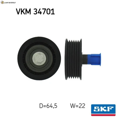 UMLENKFÜHRUNGSROLLE KEILRIPPENRIEMEN VKM 34701 FÜR PEUGEOT MANAGER/Van/Bus 2.2L - Bild 1 von 4