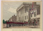 1860s CIVIL WAR ILLUSTRATED LETTER SHEET / STATIONERY BUFFALO NY FIRE COMPANY