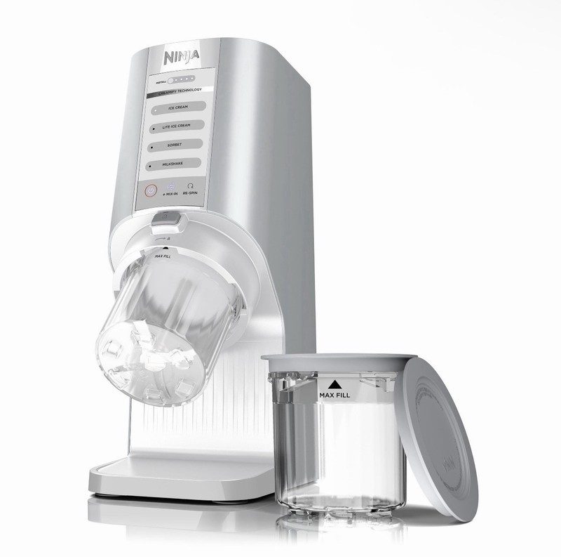 Ninja CREAMi Breeze NC100 30 Electric Ice Cream Maker, Silver