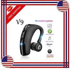 Bluetooth Earpiece Wireless Headset Noise Cancelling Headphones Driver Trucker