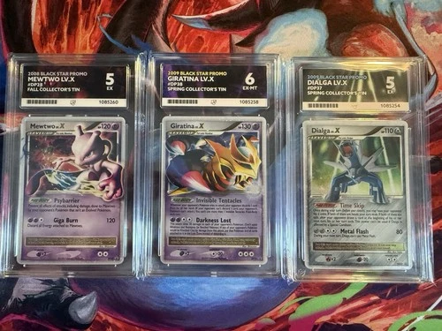 Pokémon Mewtwo Lv X DP 28 Ace 5 Giratina Lv X DP38 Ace 6 Dialga Lv X DP37 Ace 5