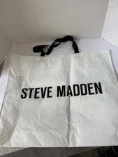 Steve Madden 20X24 inch White Logo Eco Friendly Reusable Shopping Tote Bag