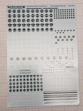 Warhammer 30k Cult Mechanicum Bits Constructs Transfer Sheet 2024A