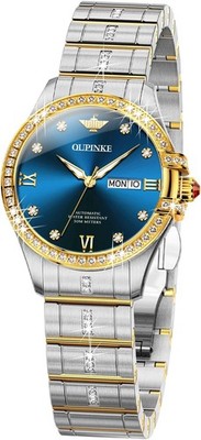 OUPINKE Womans Automatic Watch Mechanical Diamond Luxury Dress Self Winding