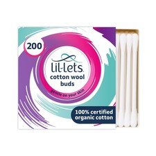 Cotton Wool Buds Certified Organic 100% Pure Cotton Wool Tips Durable Paper