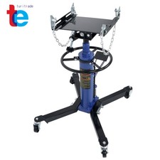 2 Stage Transmission Jack 2 Stage Hydraulic 1322-1660lbs 360 Swivel Wheel