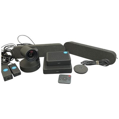 LOGITECH Rally Plus Conference Camera System Dual-Speakers and 1 Mic Pod