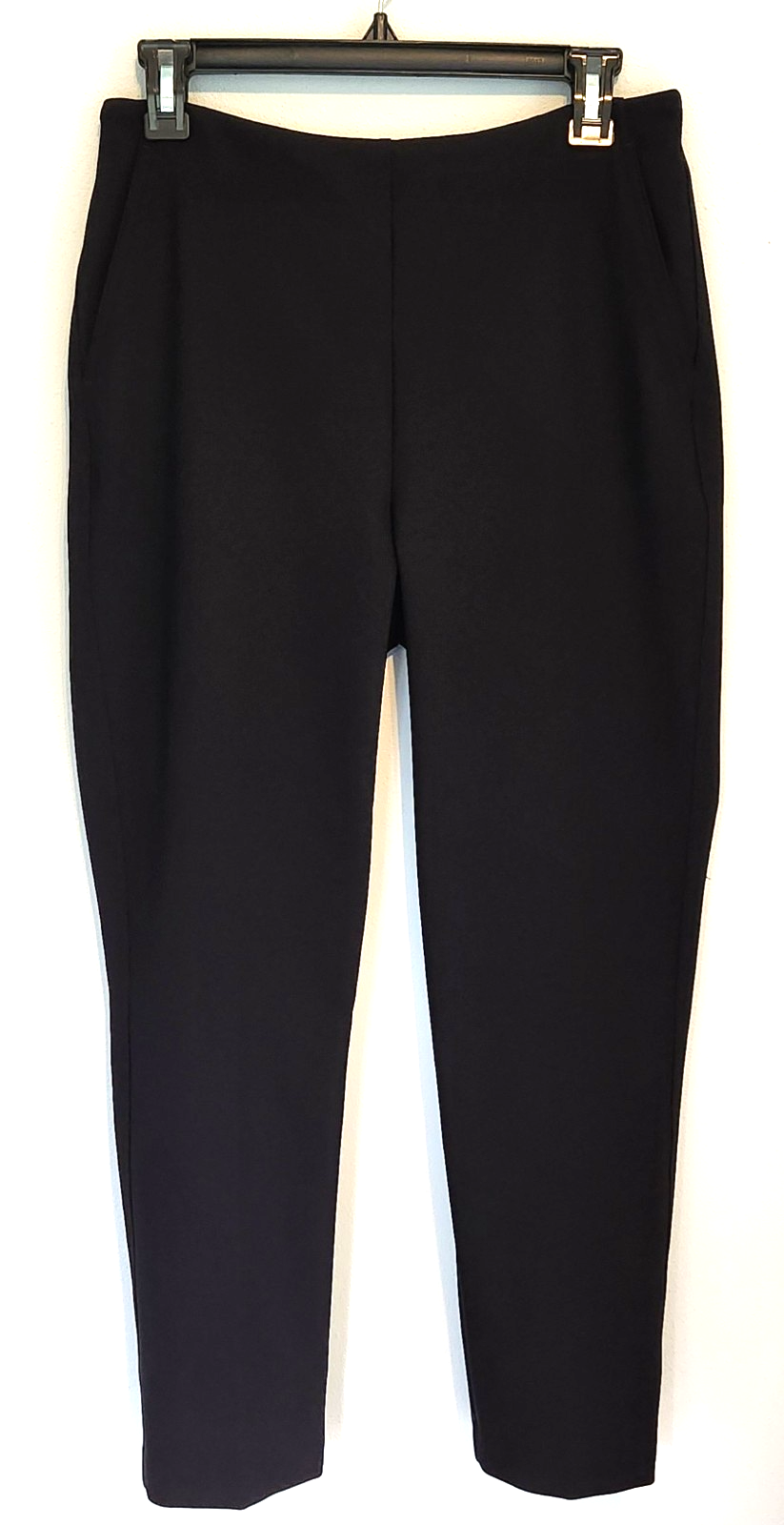 Rachel Zoe Black High Rise Flat Front Pull-on Dress Pants Women's Size 4