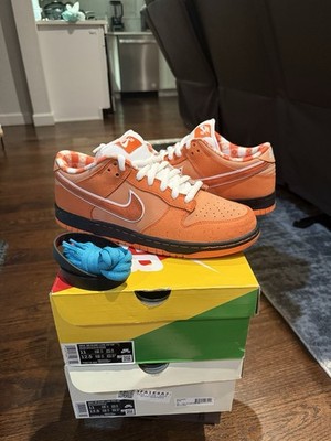 Nike SB Dunk Low Men's Size 11 Orange Lobster Concepts