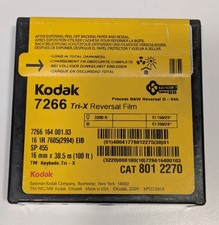 Kodak TRI-X 7266 16mm 100ft B W Reversal Movie Film