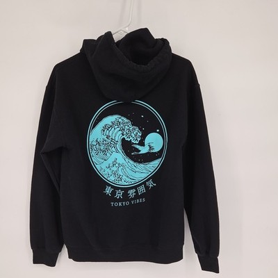 Men's Size Small Graphic Hoodie Tokoyo, Japan Vibes In EUC