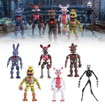 Five Nights At Freddy s 6er Set Plüsch Figuren Fnaf Actionfigur Kinder Spielzeug