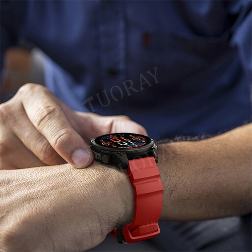 Sport Silicone Watch Band Strap For Garmin Fenix 8 7 7X Pro 6 6X 5 5X 3 HR EPIX - Picture 51 of 81