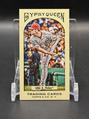 2011 Topps Gypsy Queen Brad Lidge #270 Mini Leather /10