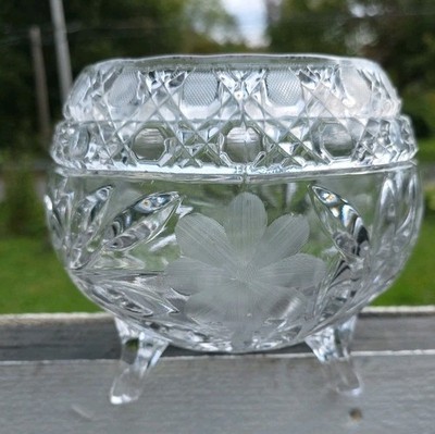 McKee ''Innovation'' Line 1920s Early American Prescut Glass Oval Bowl (?)
