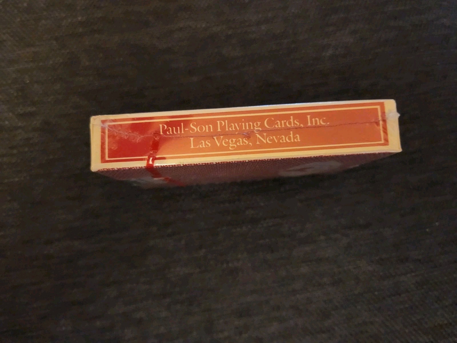 Vintage Paul-Son Playing Cards Red Deck, Golden Eagle, Factory Sealed Deck