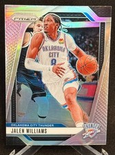 2024-25 Panini Prizm NBA Jalen Williams #65 Oklahoma City Thunder Silver Prizm