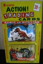 MAGIC MONSTER TRADING CARDS PACK SEALED PACK (1963) COMIC OR MONSTER - B