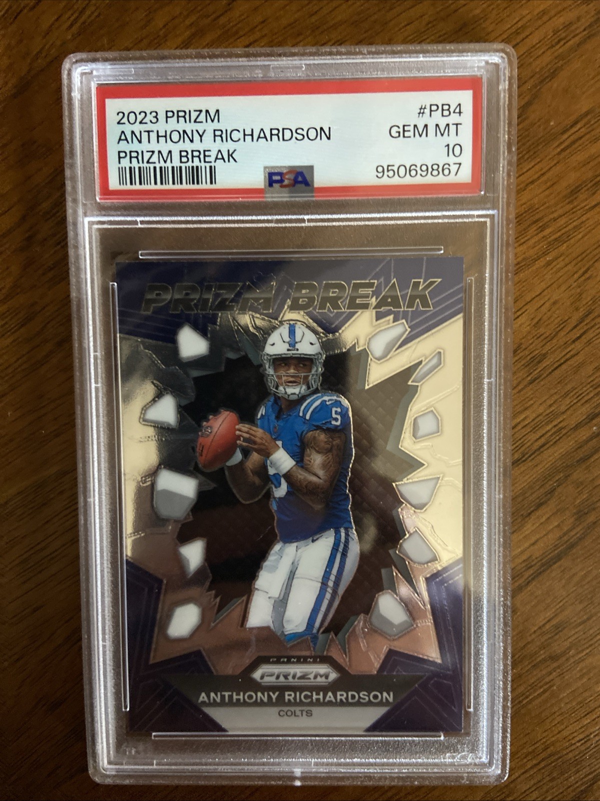 2023 Panini Prizm - Prizm Break Anthony Richardson #PB-4 (RC)