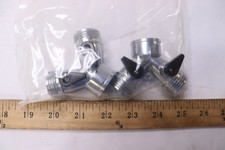 (2-Pk) Hose Y Adapter Zinc Die Cast 3/4" 568