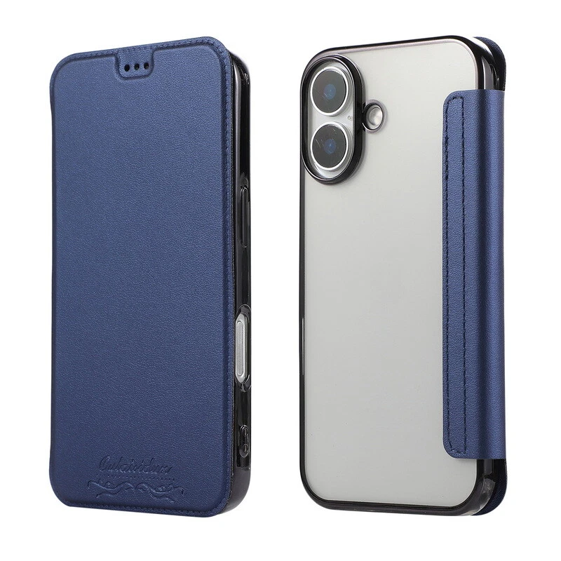 Flip Wallet Card Case Clear Cover For iPhone 16 15 14 Pro Max 13 12 11 XR 8 Plus - Image 3 of 4