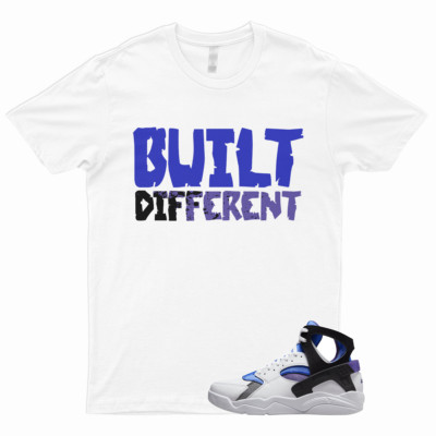 BUILT Shirt to Match Air Flight Huarache OG Varsity Purple Royal Blue Menta Dunk