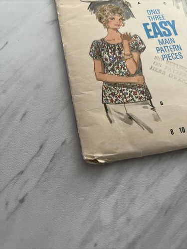 Butterick Pattern 5285 Misses’ Blouse in Three Versions Complete Sz16 VTG CUT - Bild 4 von 9