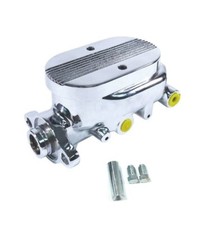 Chrome Master Cylinder 1 Bore 916 12 Ports Dual Gm Corvette Chevy Hot Rod