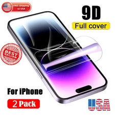 For 14 Pro Hydrogel 12 Mini Durable Soft Screen Max Protector 11 13 Plus iPhone