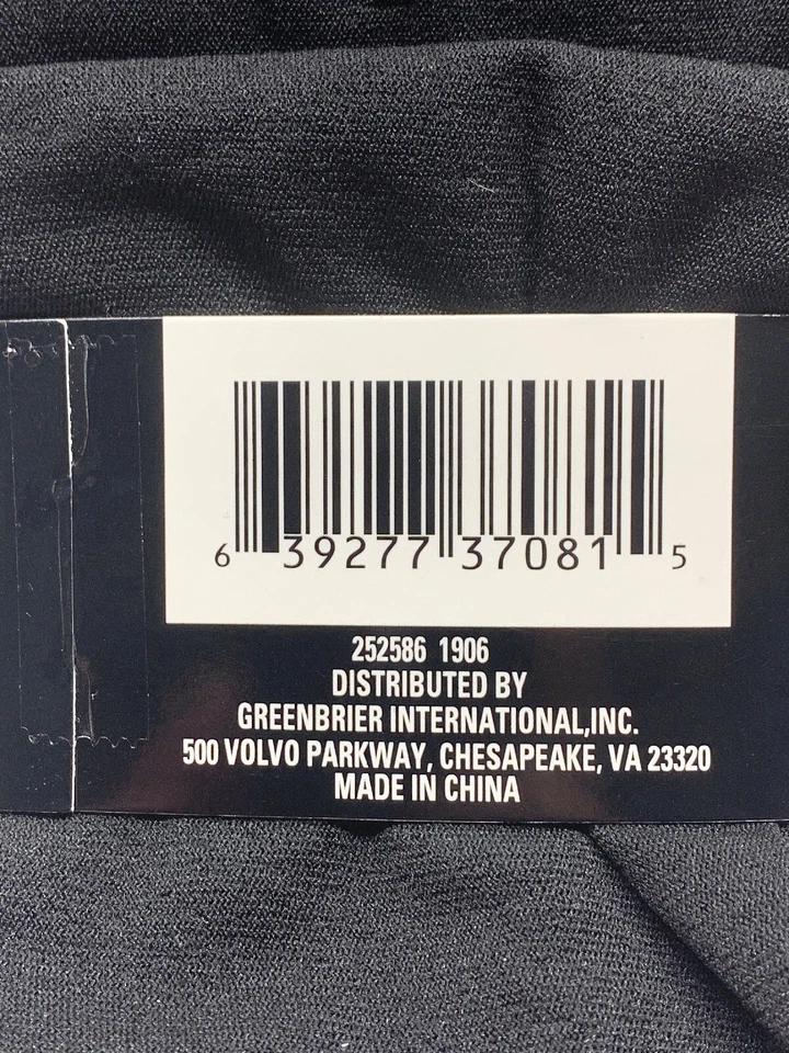 裤袜 Greenbrier 尺寸 4-8 黑色职业工作袜 10 对批量聚酯纤维 — 第 4/4 张图片