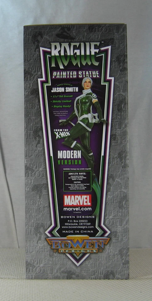 Estátua Rogue Modern 356/1000 Bowen Designs X-Men NOVO LACRADO - Imagem 3 de 4