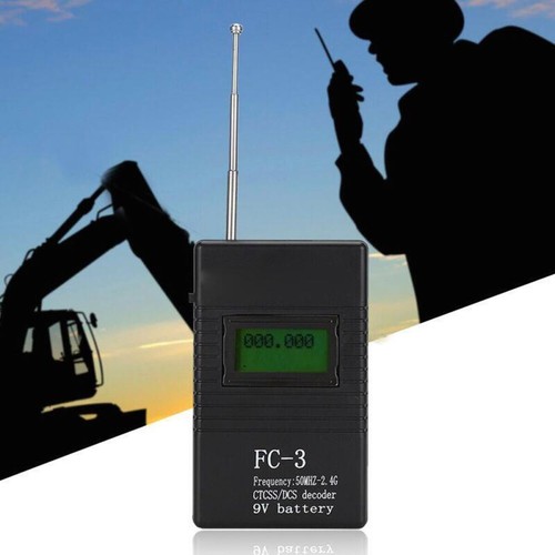 Walkie Talkie Frequency Counter Meter Tester 50Mhz-2.4G CTCSS/DCS Decoder 9V - Picture 5 of 5