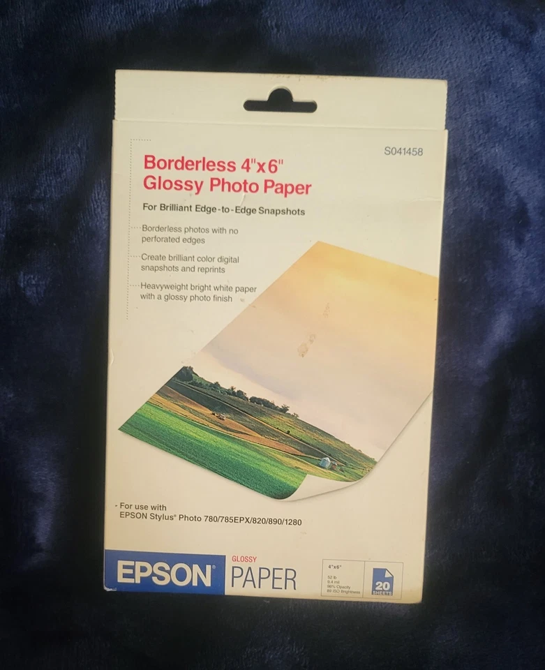 Combo-Epson & Staple for Epson Inkjet 4x6 Photo Paper  Gloss 200+ Sheets - Image 2 of 4