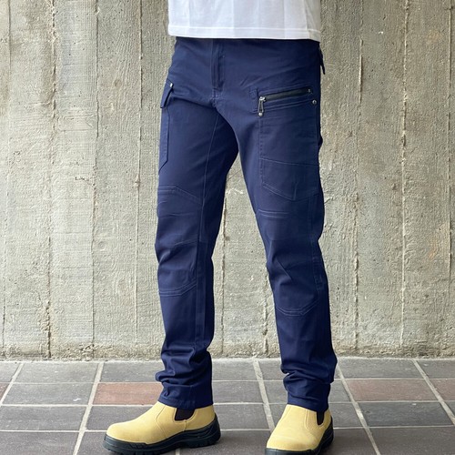 Men's Work Pants Cargo Trousers zip Pocket Tradies Pants Stretch Cotton - Picture 8 of 60