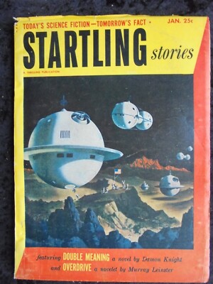STARTLING STORIES JANUARY 1953 GOLDEN AGE SCI FI PULP MAGAZINE 