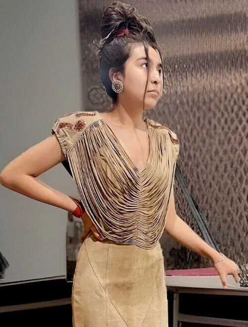 New Sz 6/42 Optima’s S. Paulo Brazil Antilope Couro Sueded Thin Leather Dress - Image 2 of 4