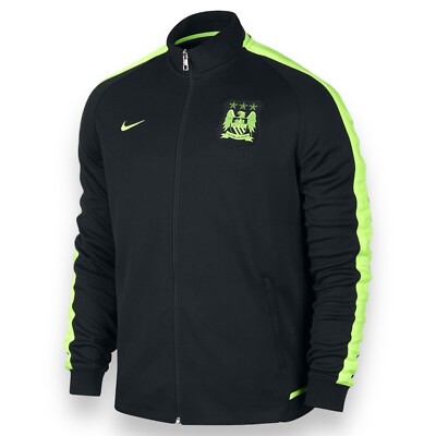 NIKE MANCHESTER CITY N98 Track Jacket Soccer EPL FIFA Champions League Mens L XL