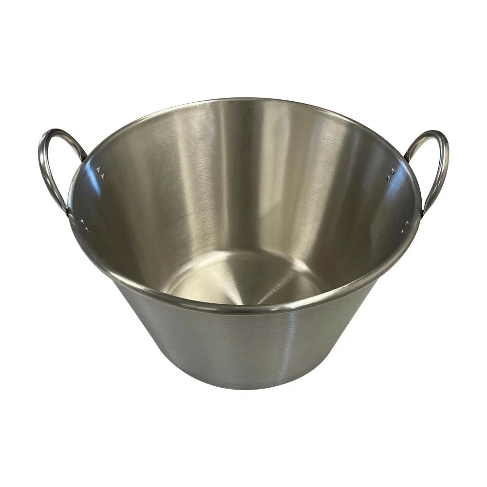 Cazo Stainless Steel 27.5" Caso Para Carnitas Comal Fry Pot Pan Wok
Opens in a new window or tab